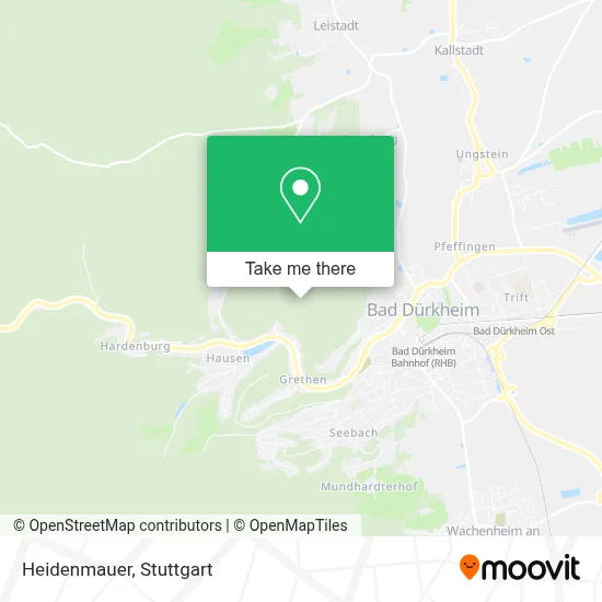 Heidenmauer map