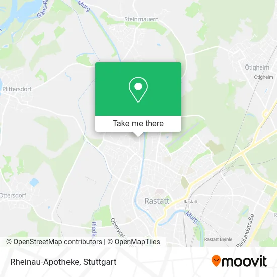Rheinau-Apotheke map