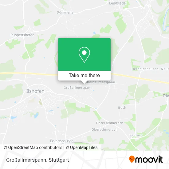 Großallmerspann map