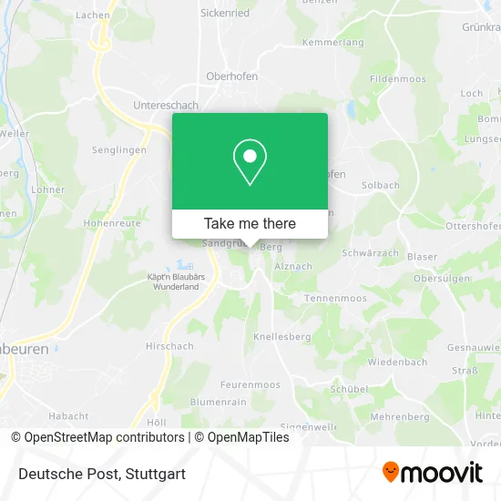 Deutsche Post map