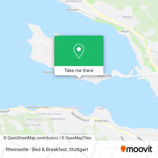 Rheinseite - Bed & Breakfast map