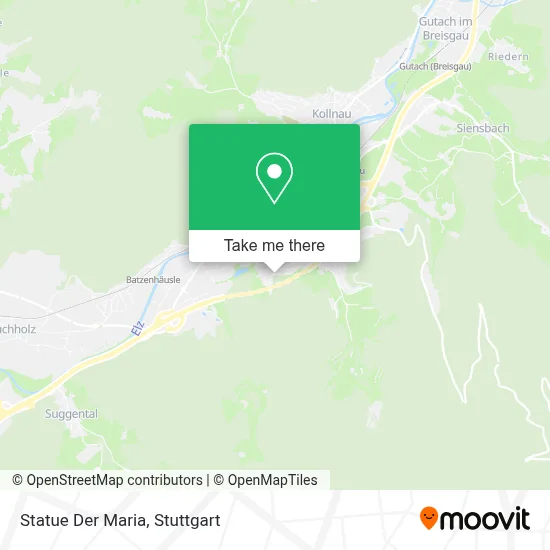 Statue Der Maria map