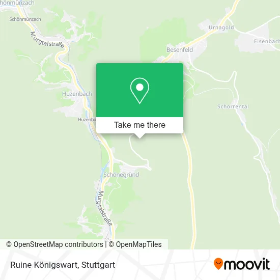 Ruine Königswart map