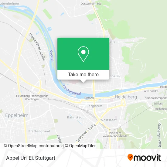Appel Un' Ei map
