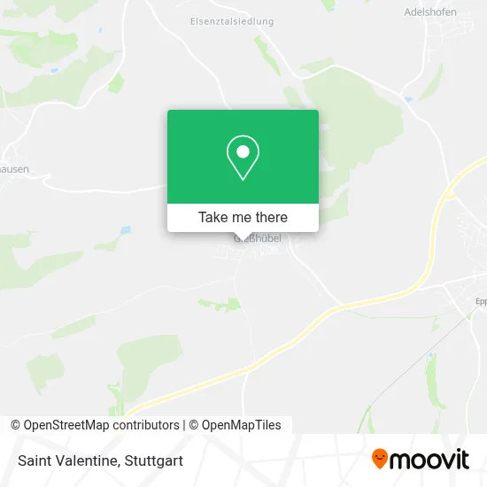 Sankt Valentin map