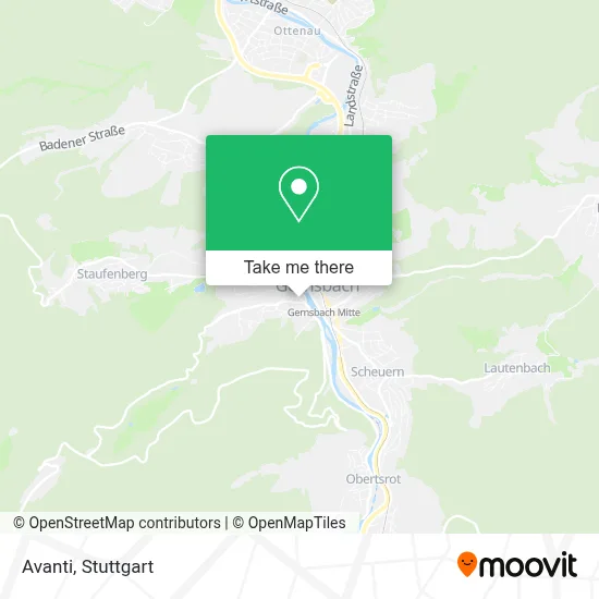 Avanti map
