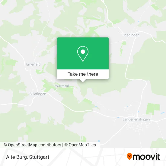 Alte Burg map