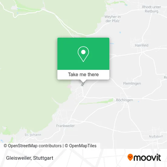Gleisweiler map