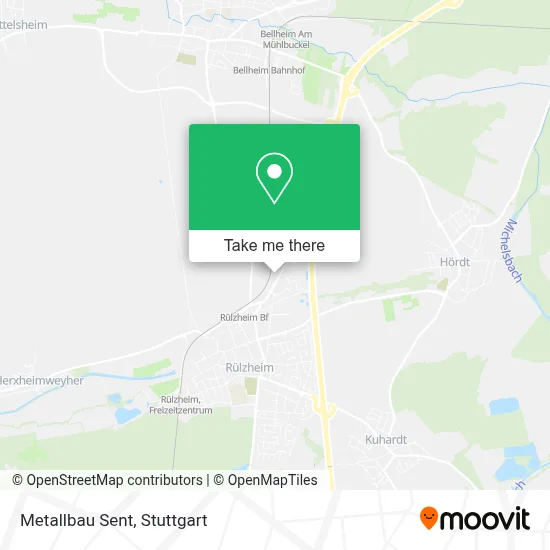 Metallbau Sent map