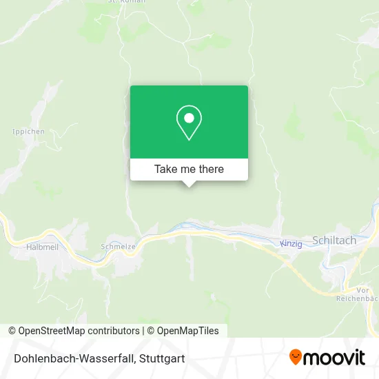 Dohlenbach-Wasserfall map