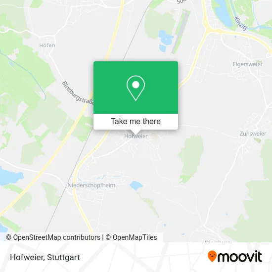 Hofweier map