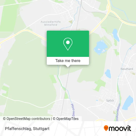 Pfaffenschlag map
