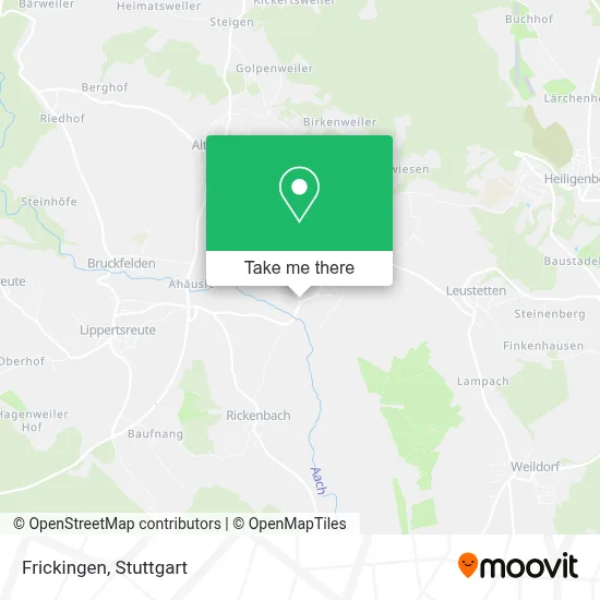 Frickingen map
