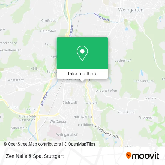 Zen Nails & Spa map