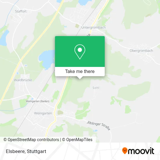 Elsbeere map