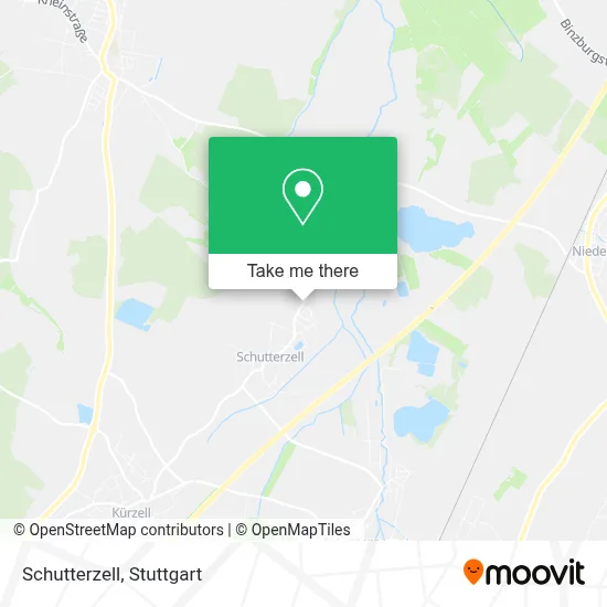 Schutterzell map
