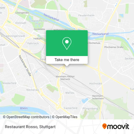 Restaurant Rosso map
