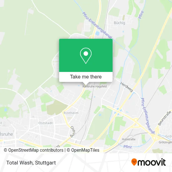 Total Wash map
