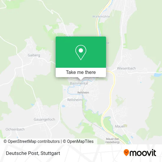 Deutsche Post map