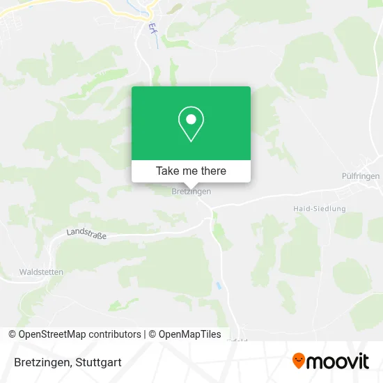 Bretzingen map