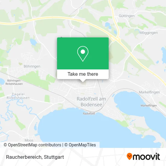 Raucherbereich map