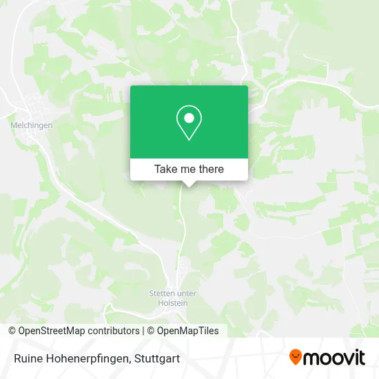 Ruine Hohenerpfingen map