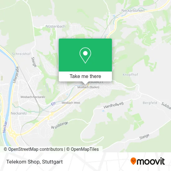 Telekom Shop map