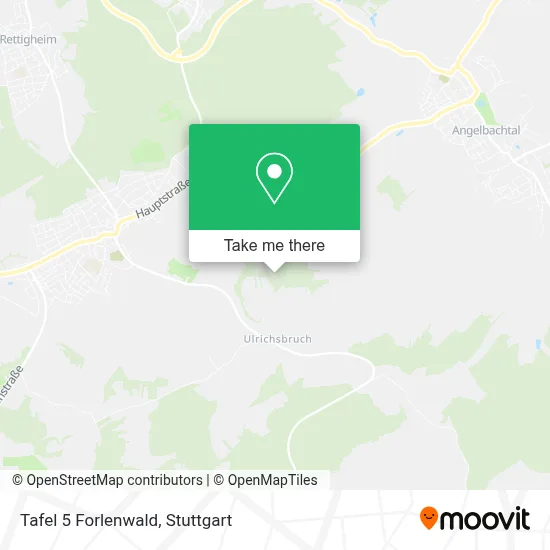 Tafel 5 Forlenwald map