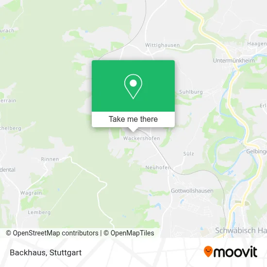 Backhaus map