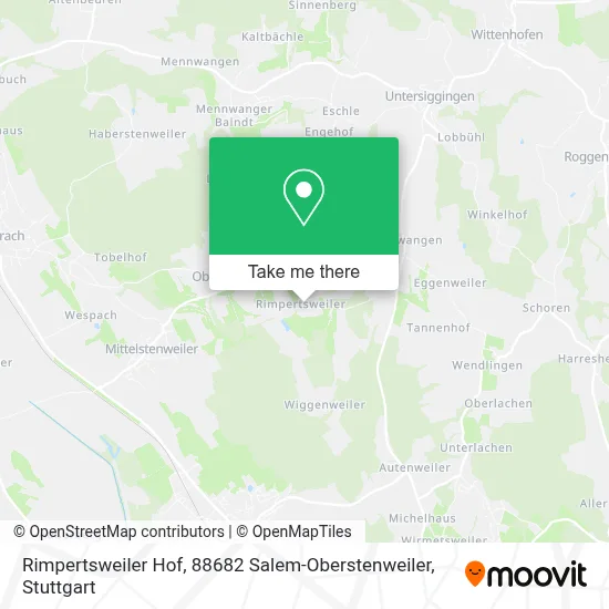 Rimpertsweiler Hof, 88682 Salem-Oberstenweiler map