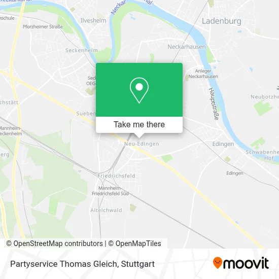 Partyservice Thomas Gleich map