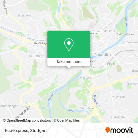 Eco-Express map
