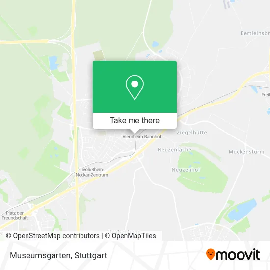 Museumsgarten map