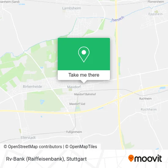 Rv-Bank (Raiffeisenbank) map