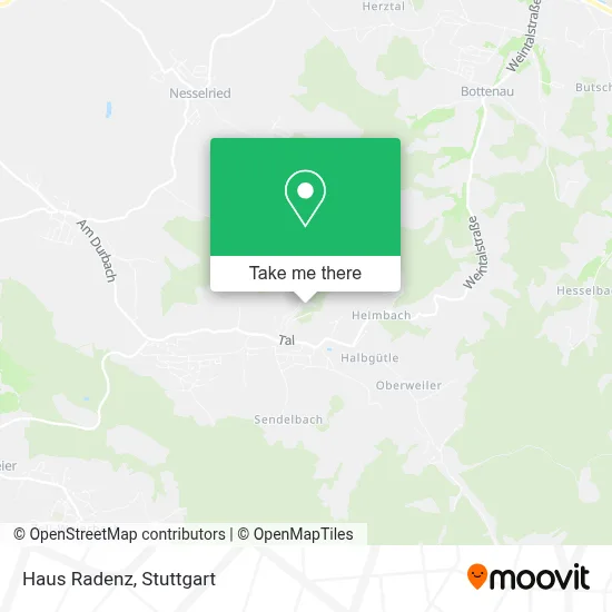 Haus Radenz map