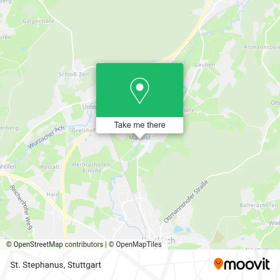 St. Stephanus map