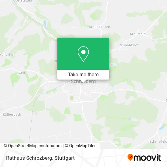 Rathaus Schrozberg map