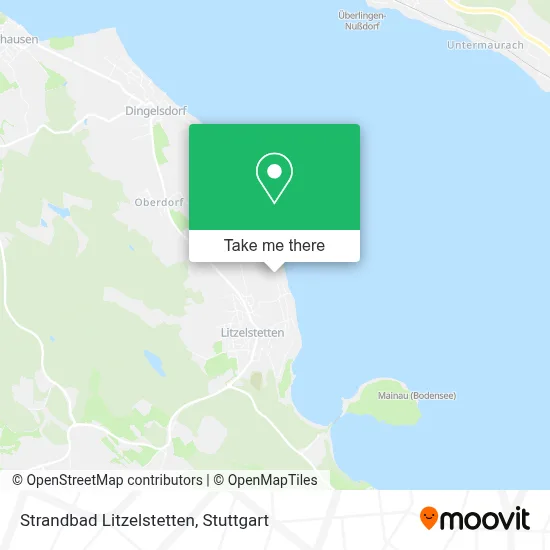 Strandbad Litzelstetten map