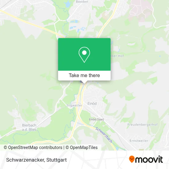 Schwarzenacker map