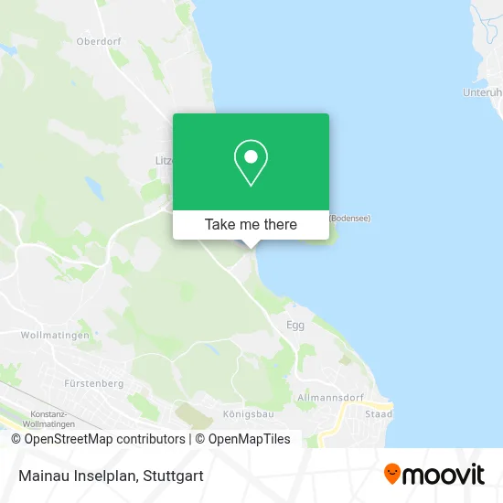 Mainau Inselplan map