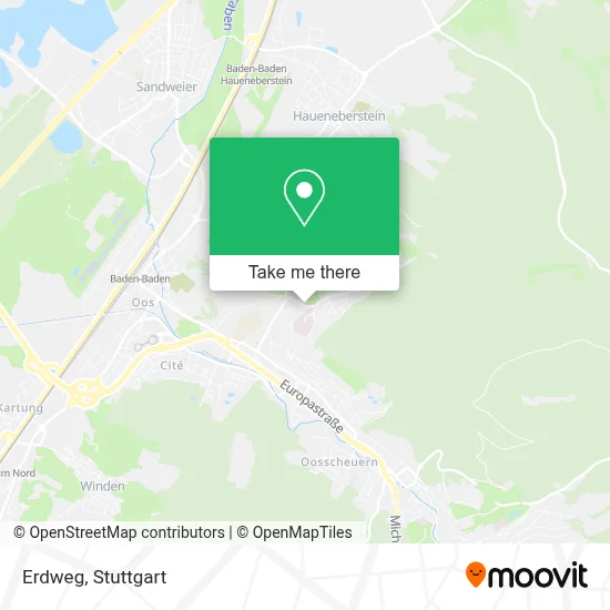 Erdweg map