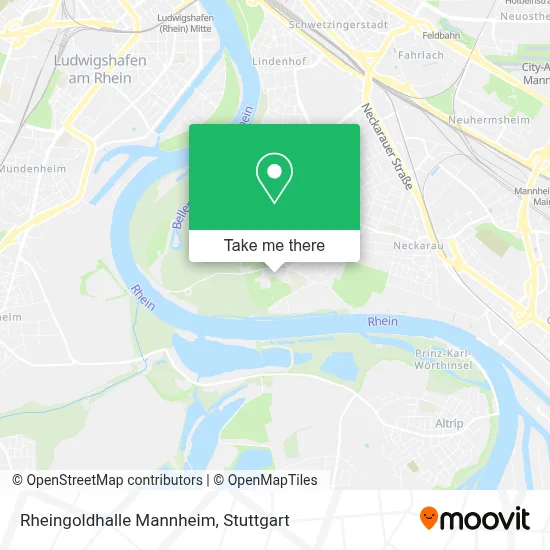 Rheingoldhalle Mannheim map