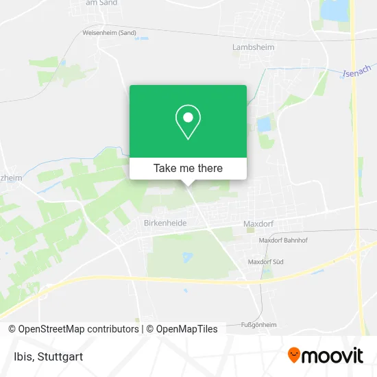 Ibis map