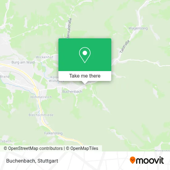 Buchenbach map