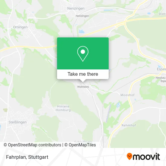 Fahrplan map