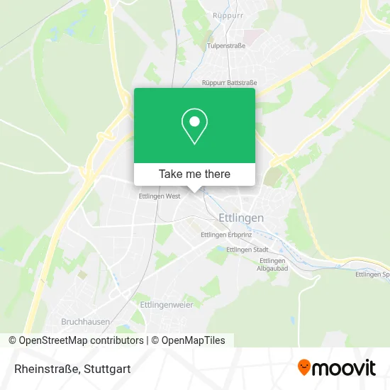 Rheinstraße map