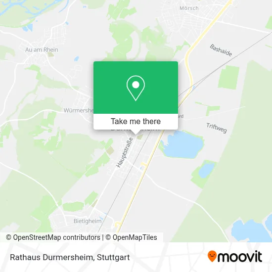 Rathaus Durmersheim map