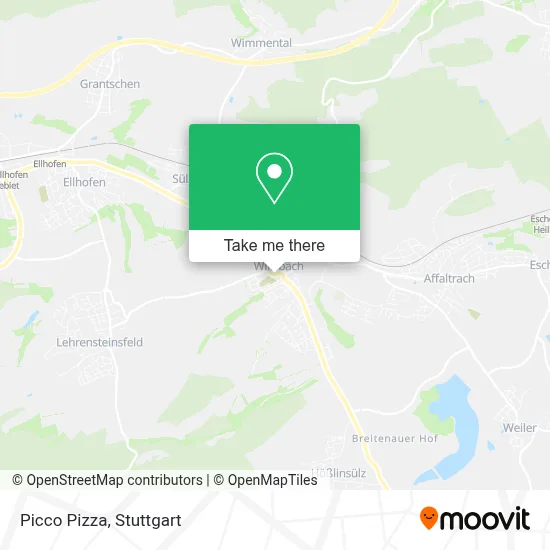 Picco Pizza map
