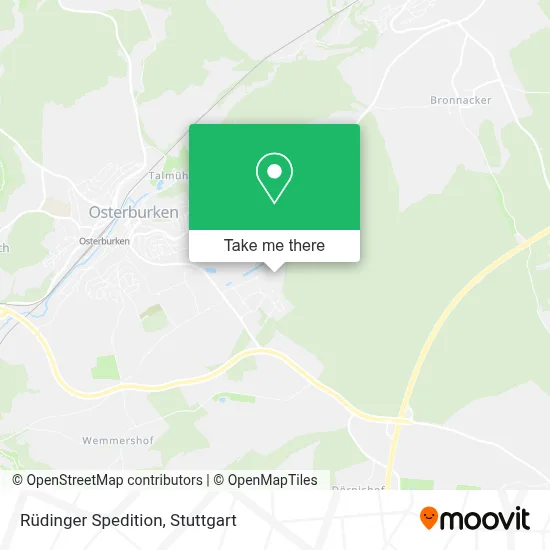 Rüdinger Spedition map