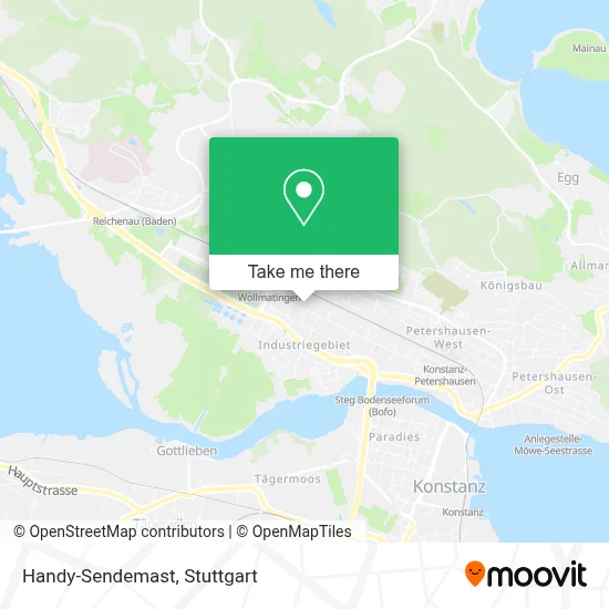 Handy-Sendemast map